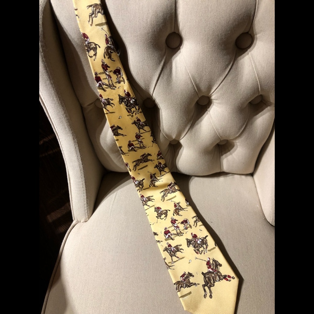Ralph Lauren Jockey Print Necktie